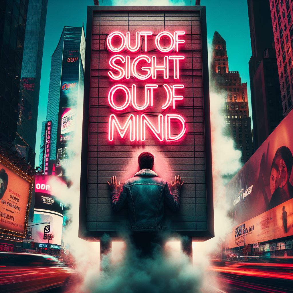 Out of Sight Out of Mind Billboard Times Square